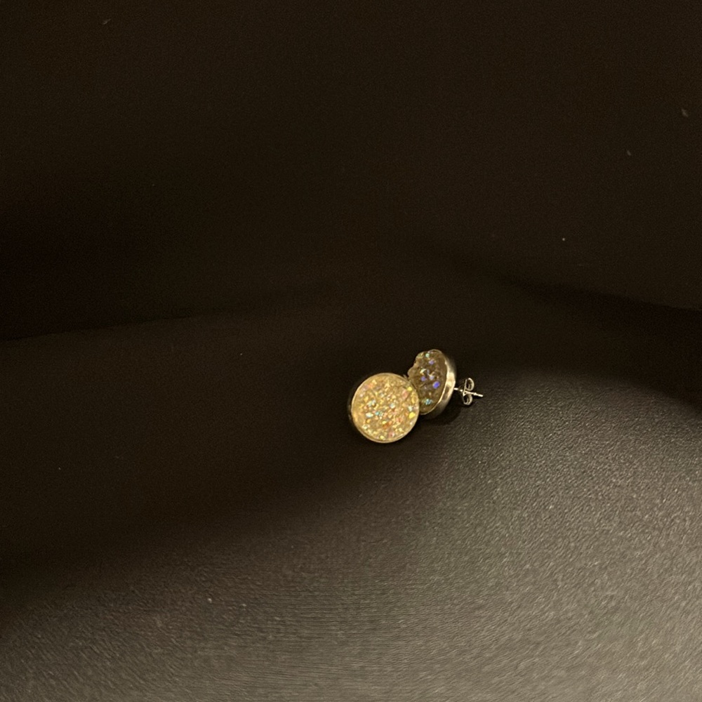 Irredescent earrings
